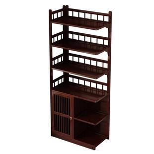 茶室博古架摆件展示柜新中式小型茶柜置物架非实木多层转角收纳柜