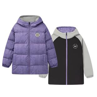 【商场同款】361°童装男童两面穿羽绒服2025冬季新款中大童外套