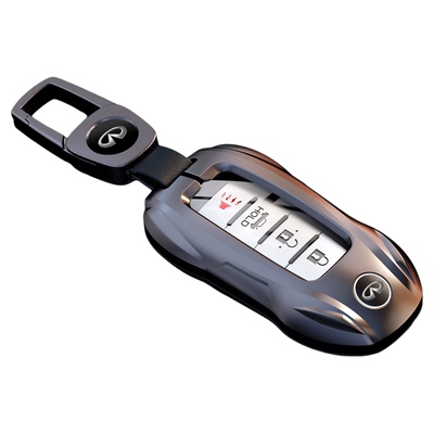 适用英菲尼迪Q50L钥匙套QX50/Q70L/G25/FX35汽车专用遥控壳包扣男