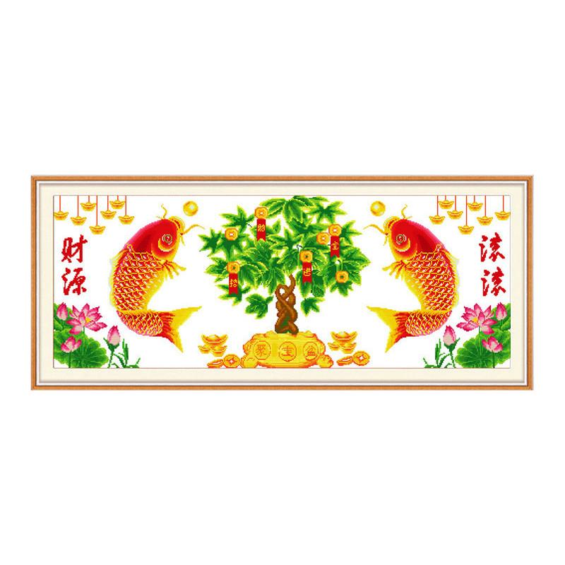 特价十字绣新款财源滚滚精准印花