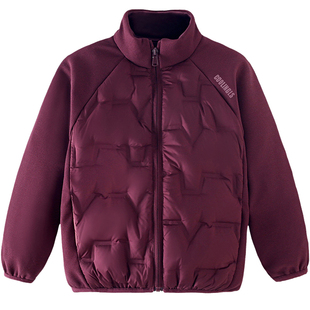 雅鹿立领儿童轻薄羽绒服内胆短款男童女童中大童宝宝秋冬薄款外套