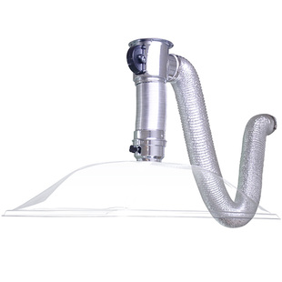 韩强中医艾灸养生馆排烟系统美容院诊所排风机伸缩吸烟罩抽烟设备