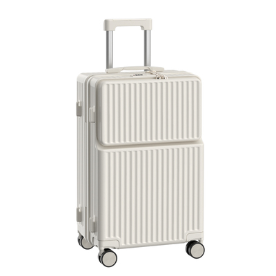 前置开口行李箱女多功能拉杆箱子