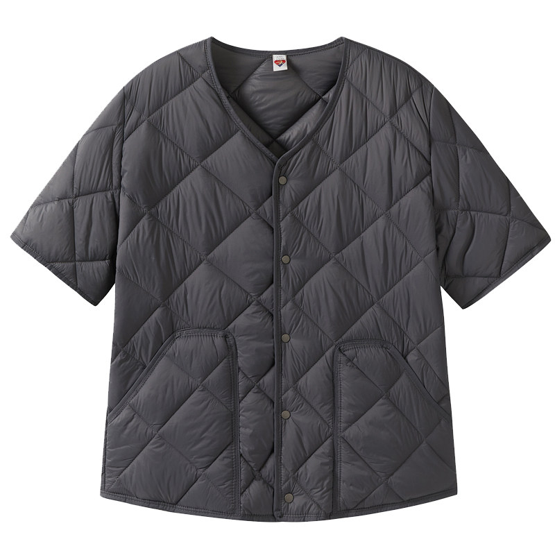 秋冬棉服短袖内胆男棉衣打底中袖