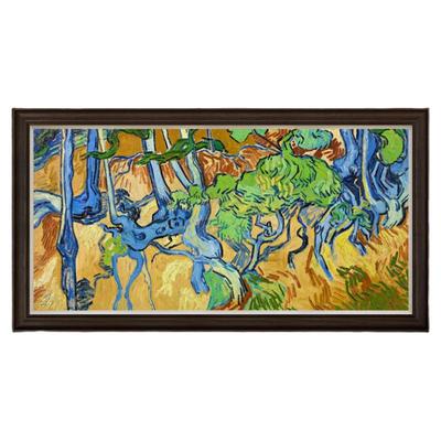 风色梵高油画美式客厅卧室风景画