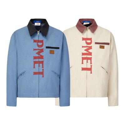 PMET拼接领底特律工装夹克