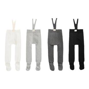 举重裤婴儿冬宝宝背带裤加绒加厚儿童连裤袜打底裤高腰护肚大pp裤