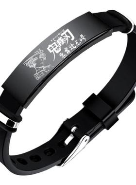 鬼灭之刃手链周边豆子伊之助同款