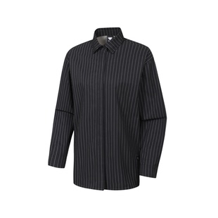 韩国代购雪豹DYNAFIT女款高弹速干长袖衬衣条纹轻薄春秋户外运动