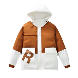 唐狮集团DESSO羽绒服男款冬季加厚外套中长款工装青少年潮百搭