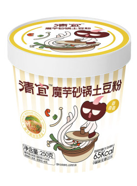 魔芋做的砂锅土豆粉粉好嗦汤好喝