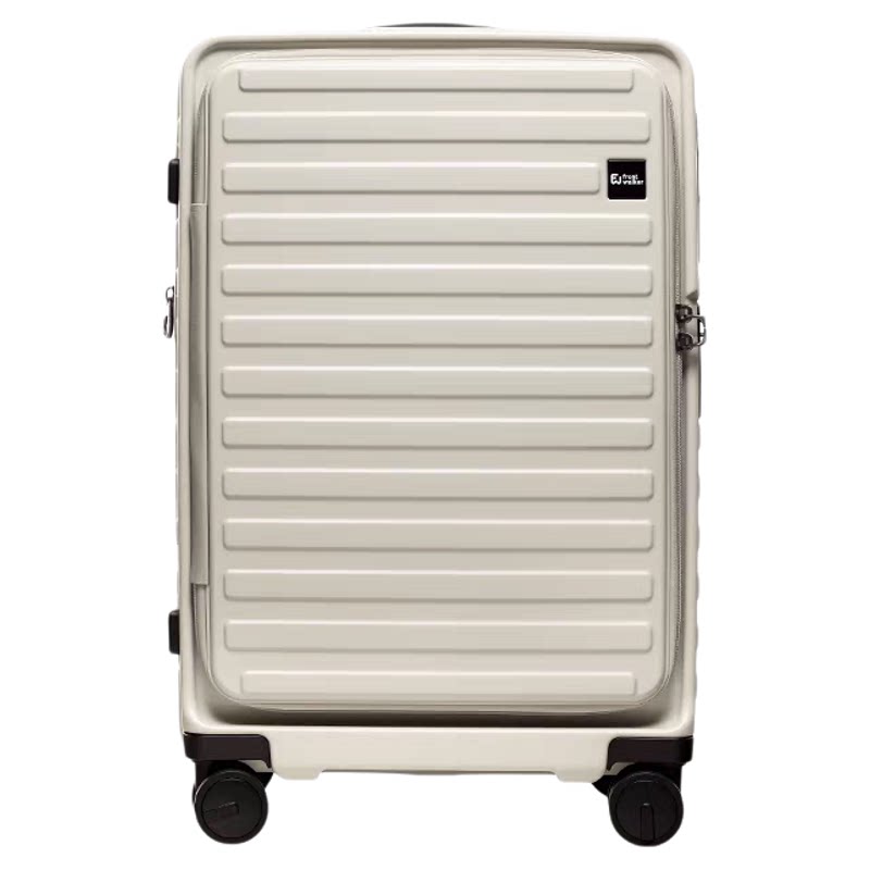 前开口hinomoto日乃本一键刹车行李箱纯pc拉链箱密码海关锁旅行箱