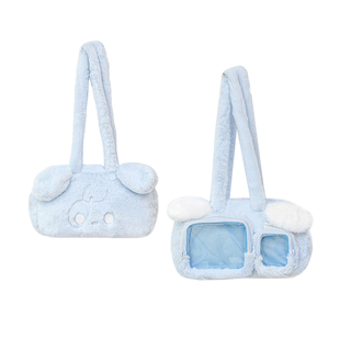 RosyPosy柔设毛绒包分区痛包大容量单肩包可爱娃包二次元斜挎包lolita秋冬包毛茸茸腋下包学生日系百搭手提包