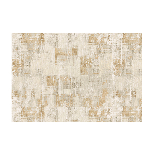 CCF 沙漠玫瑰中古风黑沙发客厅可机洗地毯垫可拆洗高级无胶无甲醛