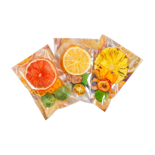 沁晚香冻干鲜果茶12种混合水果青桔柠檬西柚火龙果雪梨百香果