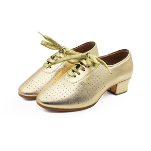 【贝蒂舞鞋T1】软牛皮广场舞鞋舞厅舞三步踩女士直板底舞蹈鞋