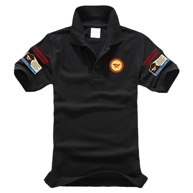 polo衫纯棉t恤男短袖中年父亲有领半袖品牌正肩带领体恤衫男士t血