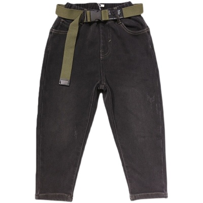 冬季一体绒长裤中大童韩版木瓜汁