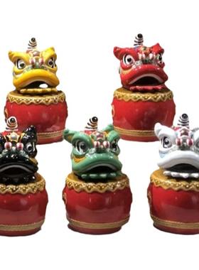 陶瓷舞狮子醒狮特色礼品手信喜庆