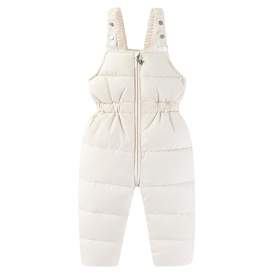 宝宝保暖背带裤女童男童棉裤护肚滑雪裤2025冬季新款童装童裤高腰