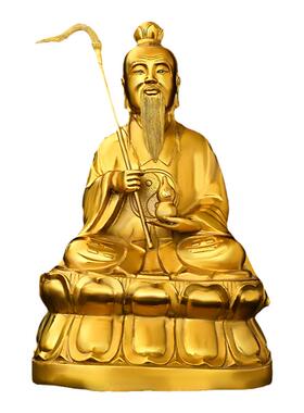 醉芒太上老君像三清摆件中式客厅