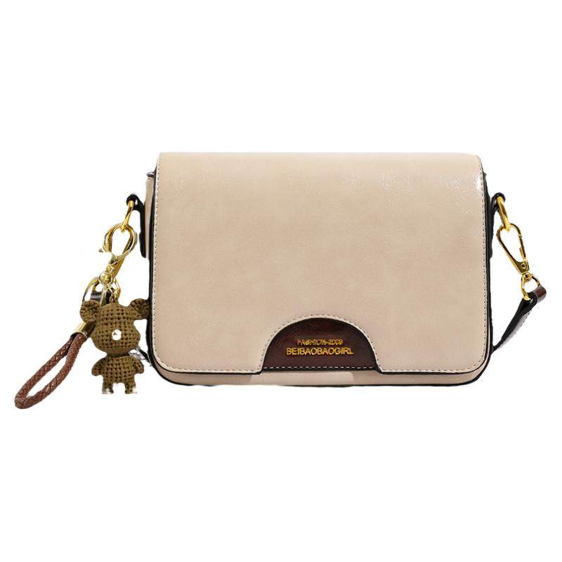 北包包小众设计小方包2024新款简约时尚休闲包包女纯色单肩斜挎包