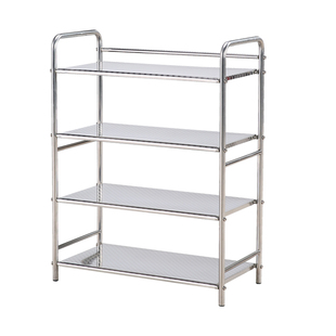 厨房置物架台面收纳架窄层架缝隙架不锈钢调料架简易放鞋架落地架