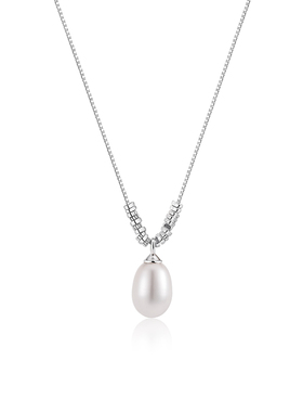 小米珠珍珠项链女款高级感轻奢小众女士日常百搭颈链925纯银项链