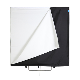 AOFUTU奥富图影视4*4黑旗框旗板架黑布延长披帘吸光挡光板外黑内白黑白胶柔光屏反光布胶布遮光布减光摄影棚
