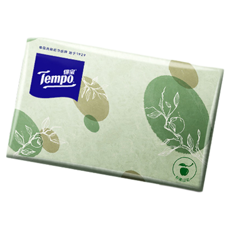Tempo得宝杉青木4层抽纸整箱36包