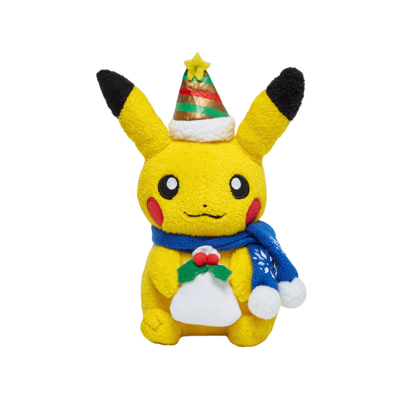 pokemon日本正版圣诞皮卡丘公仔