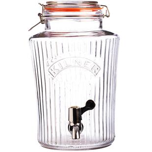 英国Kilner泡酒玻璃瓶酿酒罐带龙头家用无铅饮料桶青梅密封泡酒瓶