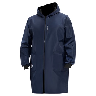 秋冬季劳保工作服男装防水加绒耐脏大褂罩衣长袖防尘车间工装大褂