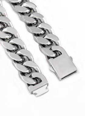 Mr.Bling不掉色精钢无钻古巴链