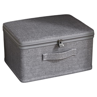 带密码锁的收纳箱家用可上锁大容量衣柜衣服衣物整理隐私储物盒子