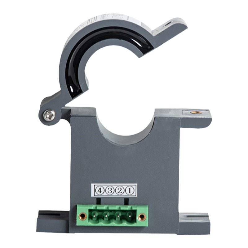 联测交流霍尔电流变送器 开合式电量传感器4-20mA穿孔互感器0-10V