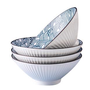 面碗家用大碗面馆专用大号斗笠碗汤面碗牛肉面宽面碗8寸日式吃面