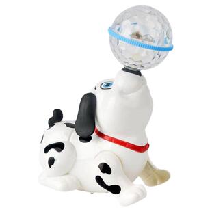 儿童电动特技小狗狗音乐顶球跳舞旋转灯光小男女孩子宝宝玩具礼物