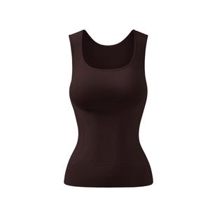 【张雨绮同款】曲线主义保暖背心塑身女带胸垫一体式秋冬季打底衣