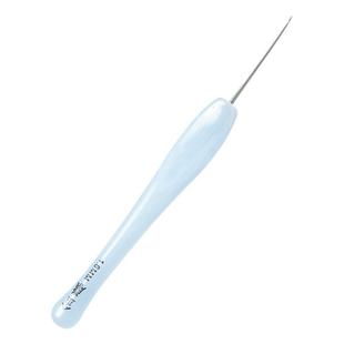 金岚树脂钩针蓝色月华勾针手工diy勾织工具钩花钩玩偶围巾