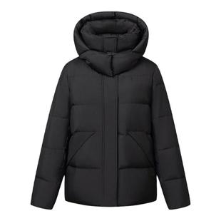 雪中飞羽绒服女短款2025冬季新款小个子高端品牌大气加厚防寒外套