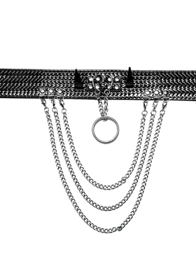 暗黑风项链脖圈时尚百搭