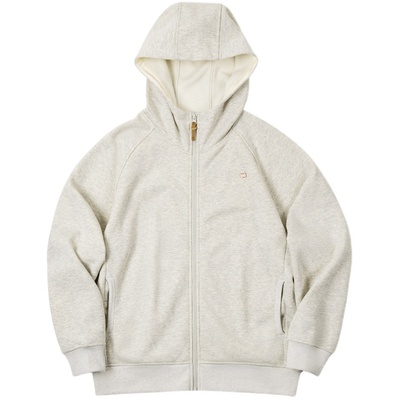 马登工装美式休闲雪花灰连帽卫衣