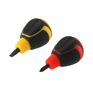 tajima田岛螺丝刀十字一字迷你短柄小号螺丝批萝卜头改锥磁性起子