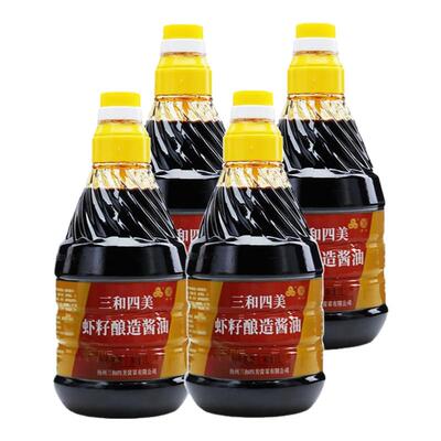 三和四美虾籽酱油手工酿造生抽