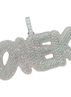 ICEBLING英文数字定制大吊坠