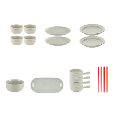 staub平盘碗陶瓷餐具家用