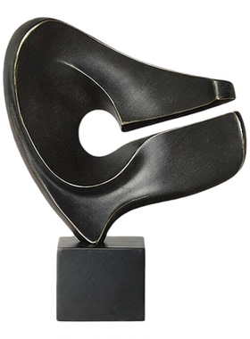 简约现代不规则抽象雕塑树脂摆件