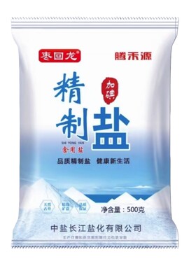 枣回龙品牌精纯盐400克*50袋整件