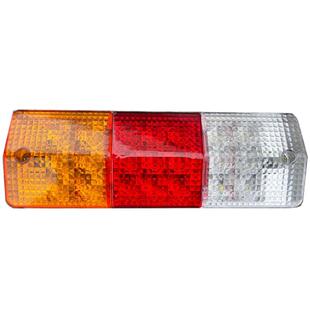 三轮摩托车电动三轮车配件LED尾灯总成12V48V60V三节尾灯转向一体